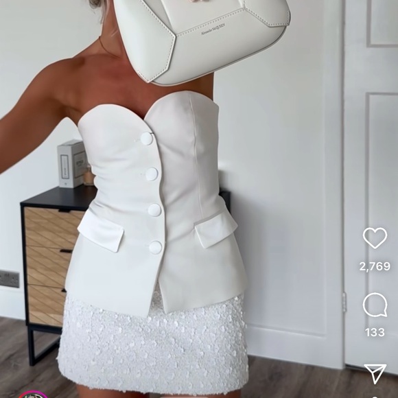 ZARA SEQUIN MINI SKIRT ZW COLLECTION - Picture 8 of 16